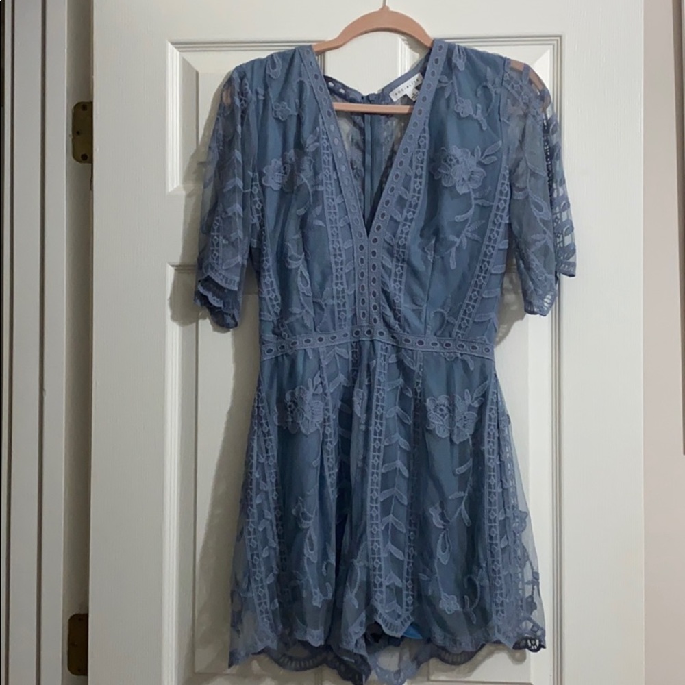 Socialite Blue Romper
